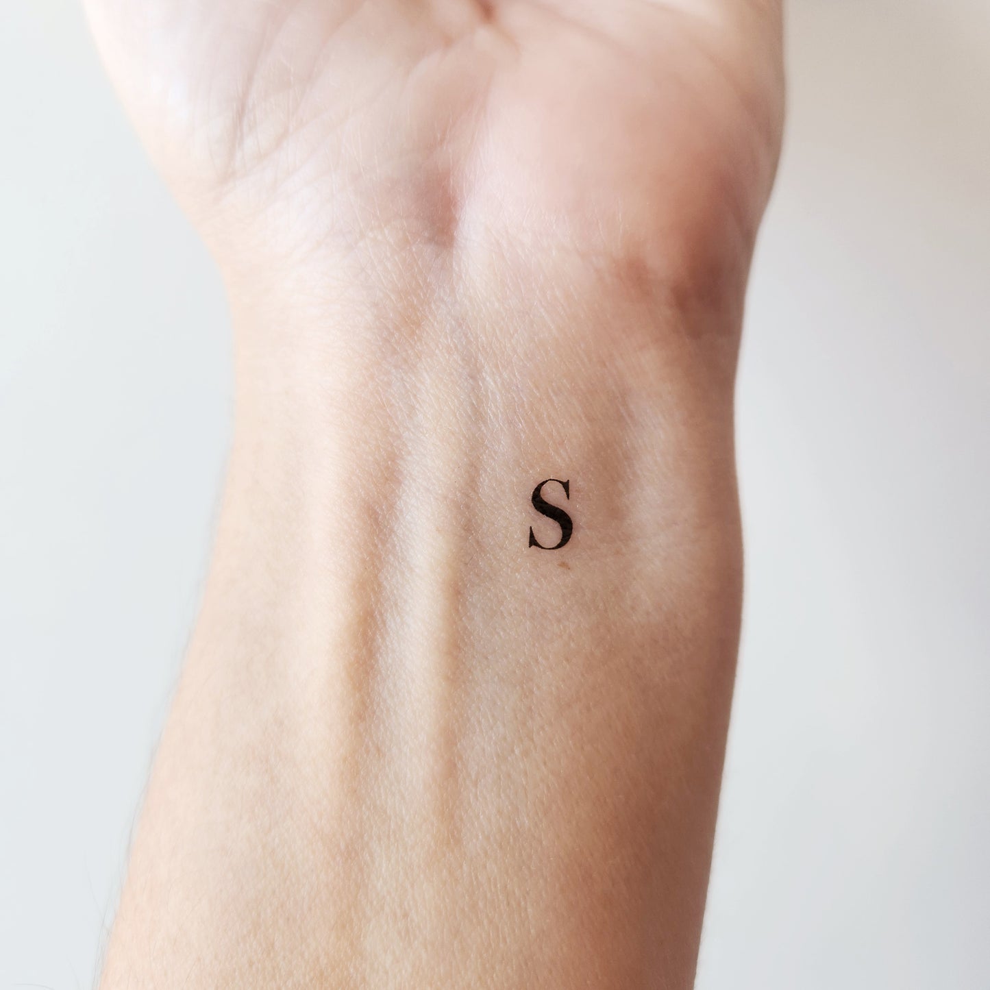 lettre s tatouage temporaire (set de 12)