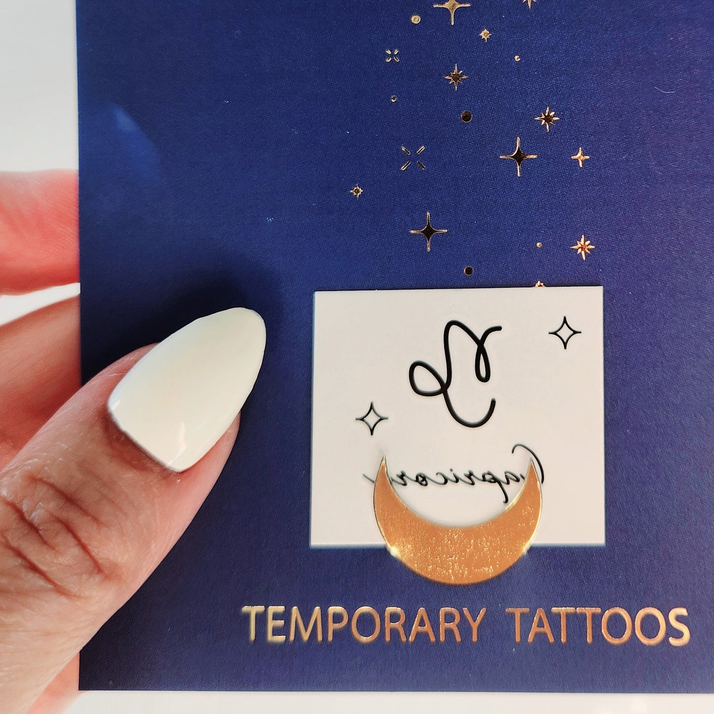 4 tatouages temporaires signe zodiacal du Capricorne