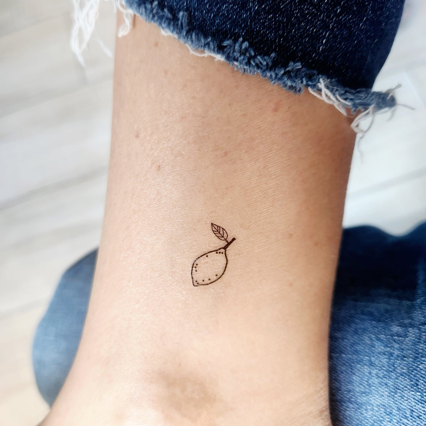 tatouage temporaire citron (set de 4)