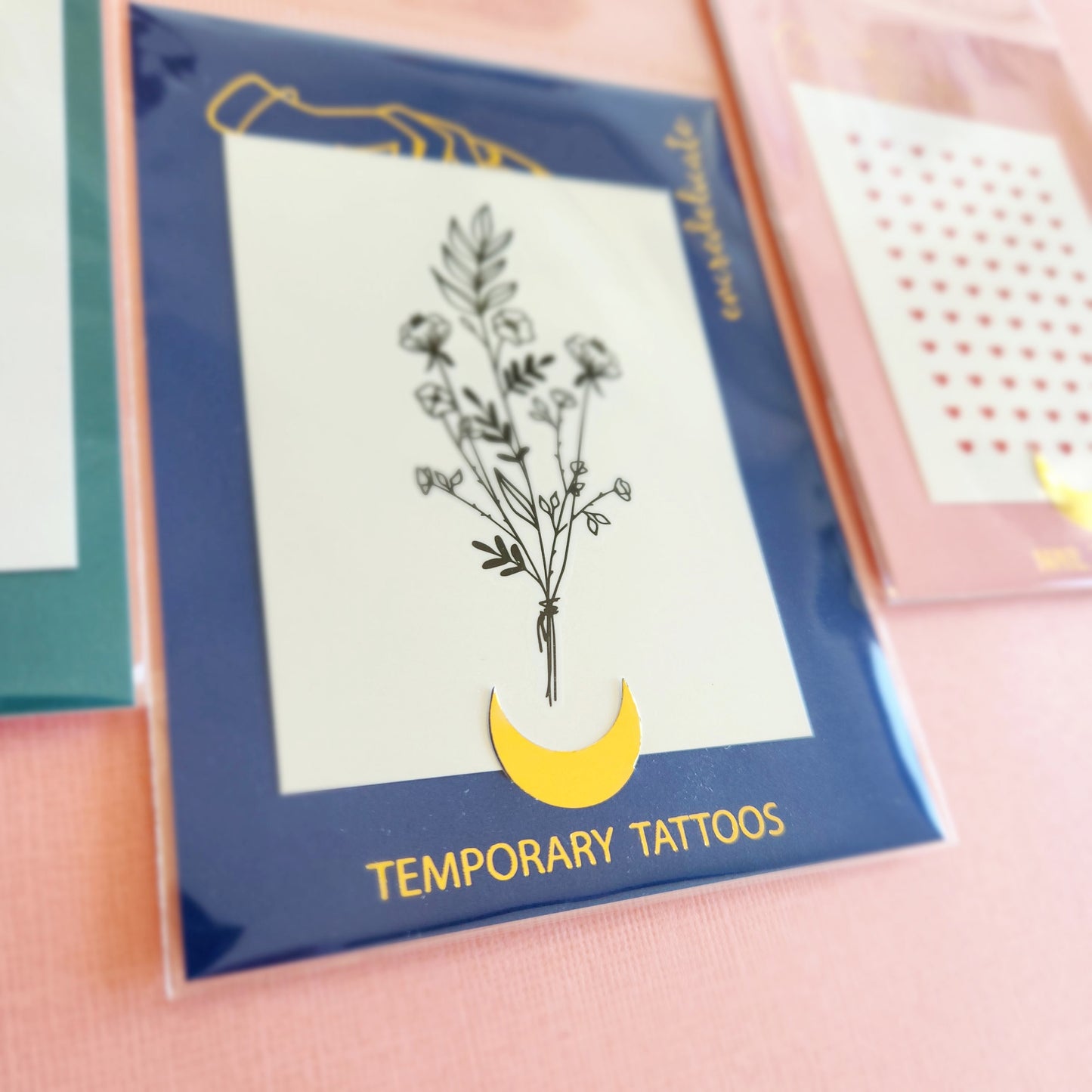 tatouage temporaire du signe astrologique du Cancer (lot de 6)