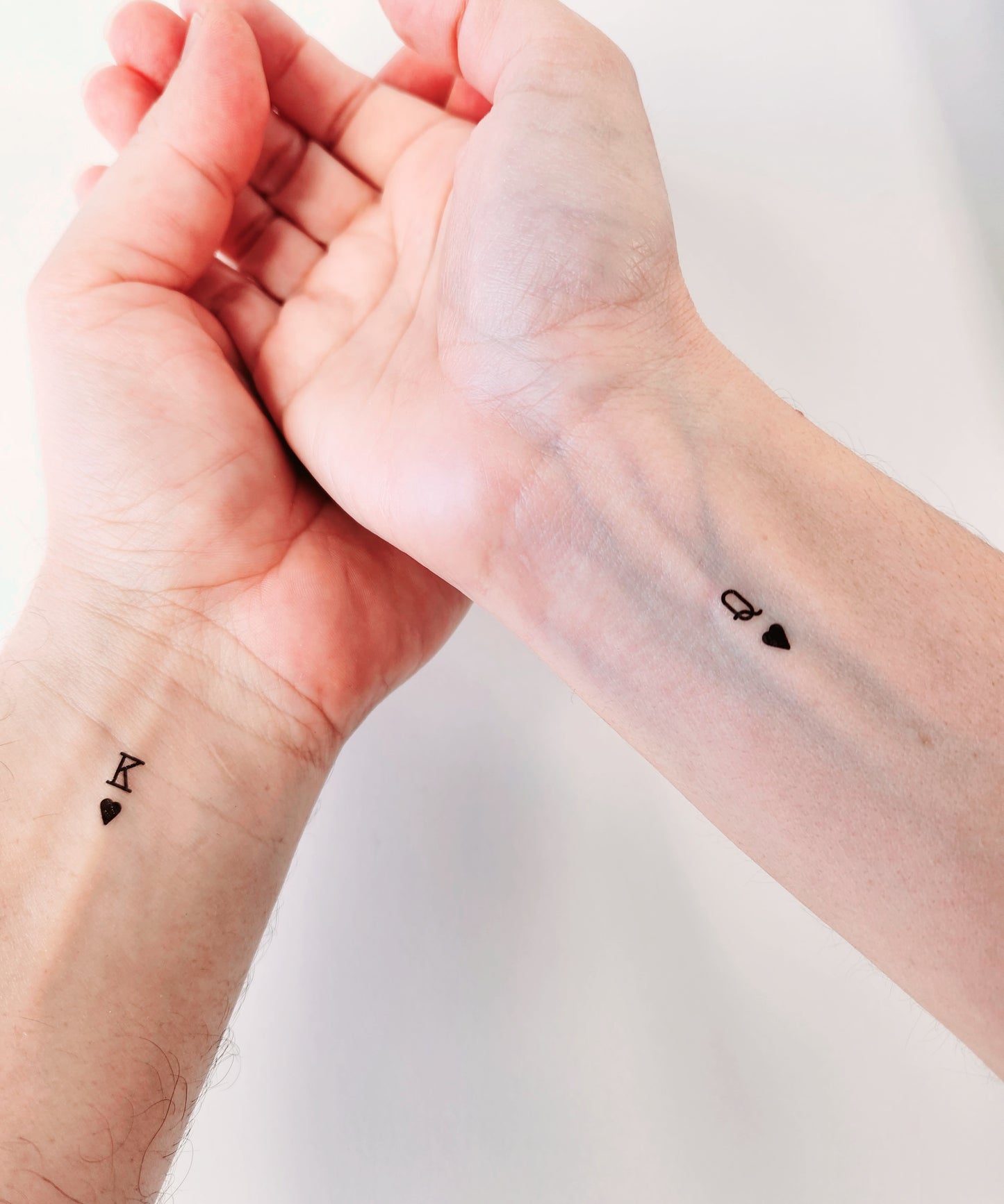tatouage temporaire reine et roi (lot de 4)