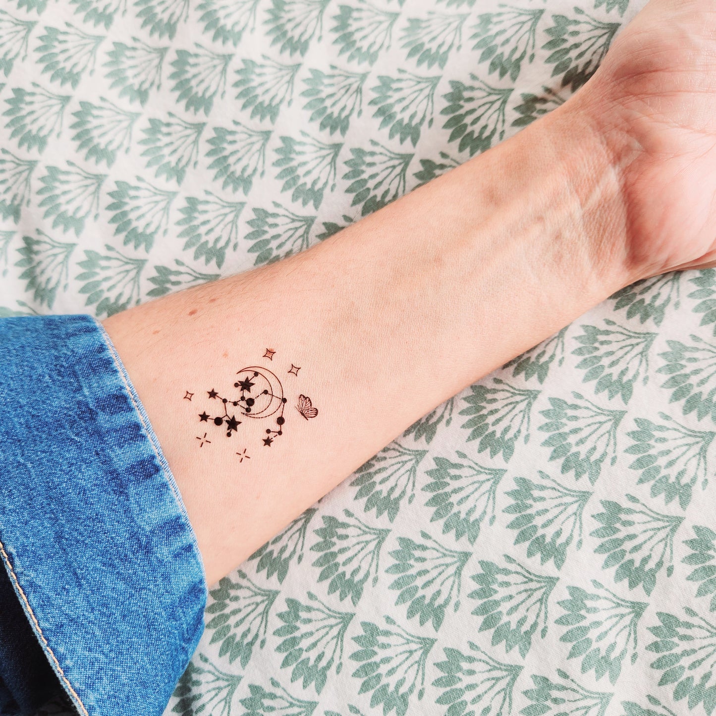 Tatouage temporaire constellation Sagittaire (4 sets)