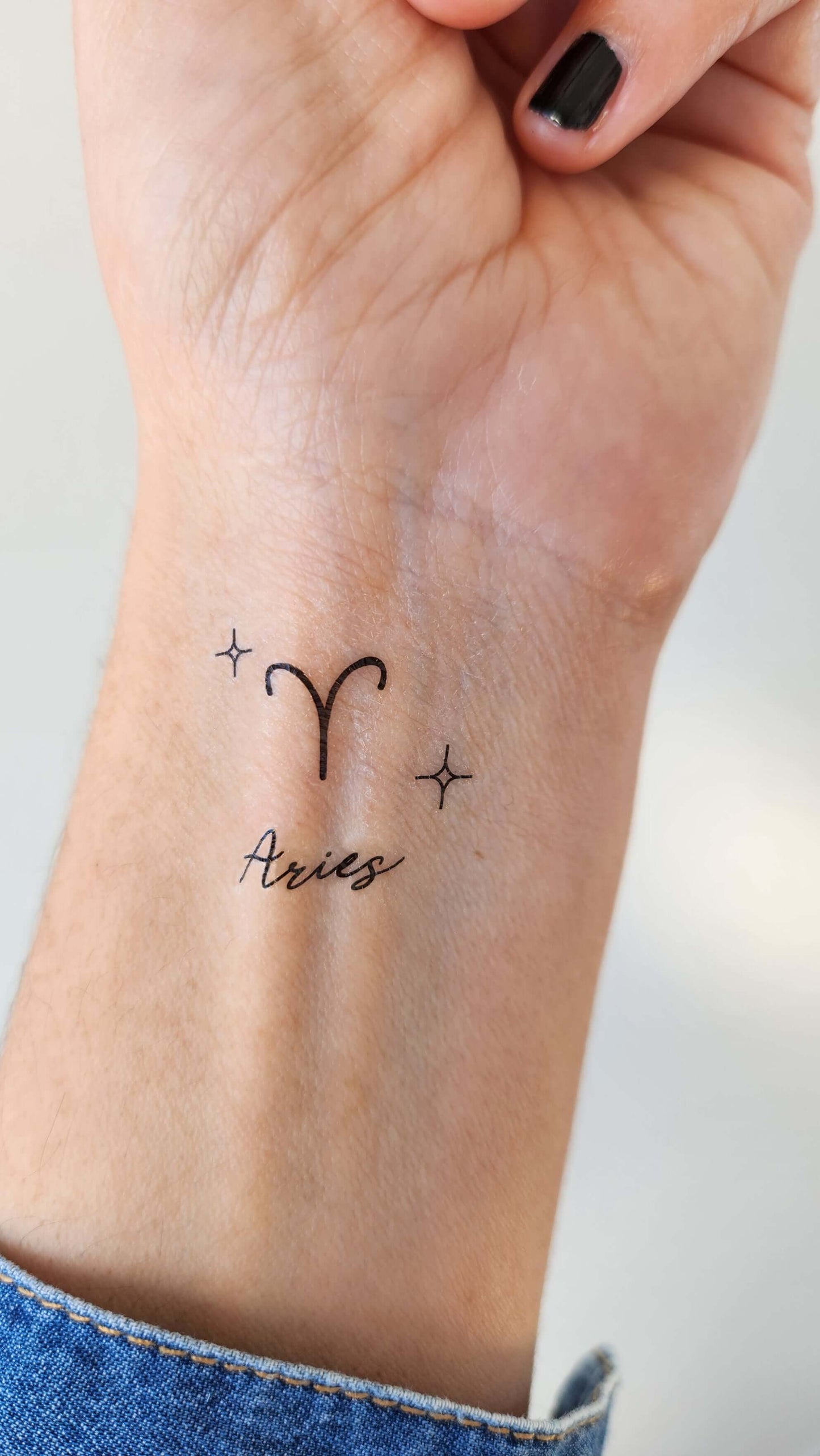 tatouage éphémère signe zodiacal Bélier (set de 4)