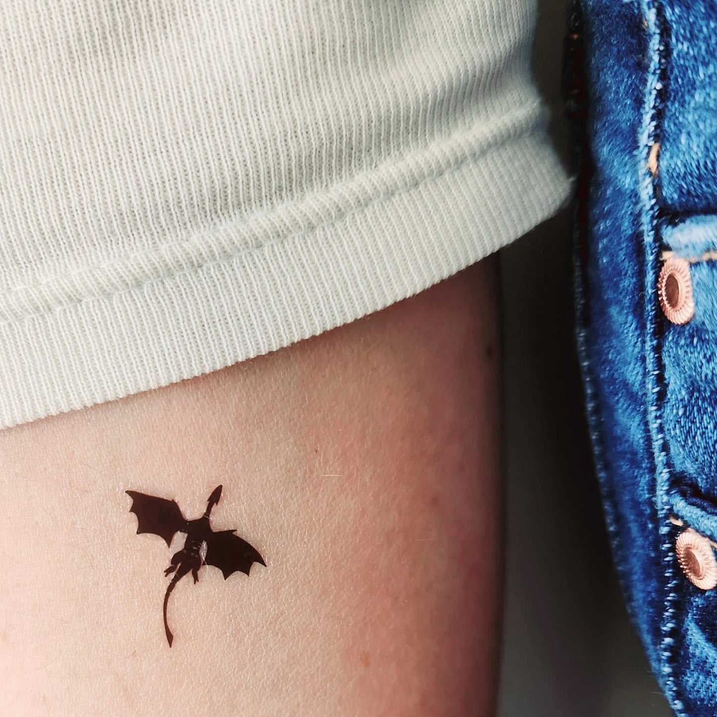 Tatouage temporaire dragon (lot de 6)