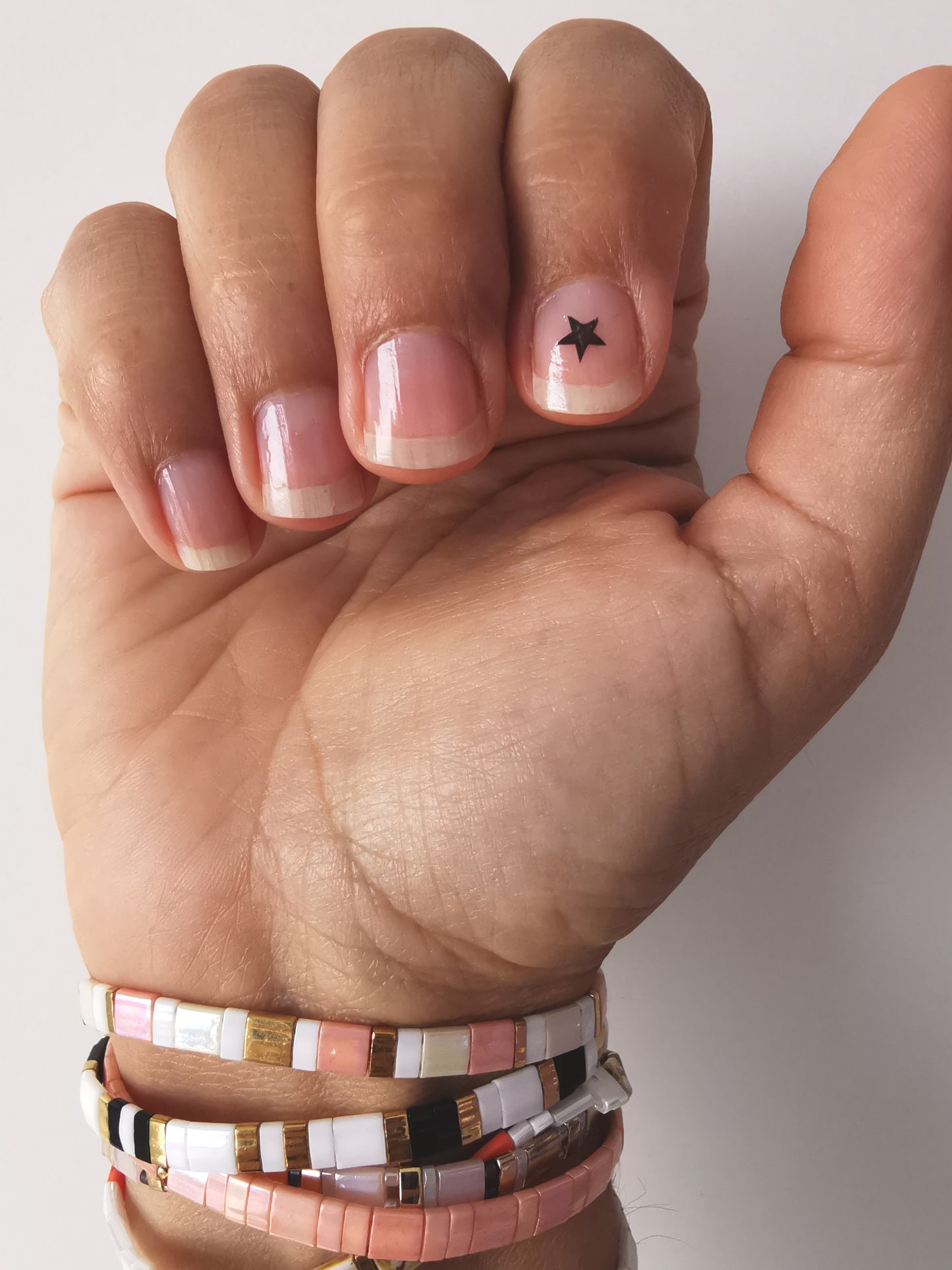 autocollants pour ongles lunes, étoiles et diamants