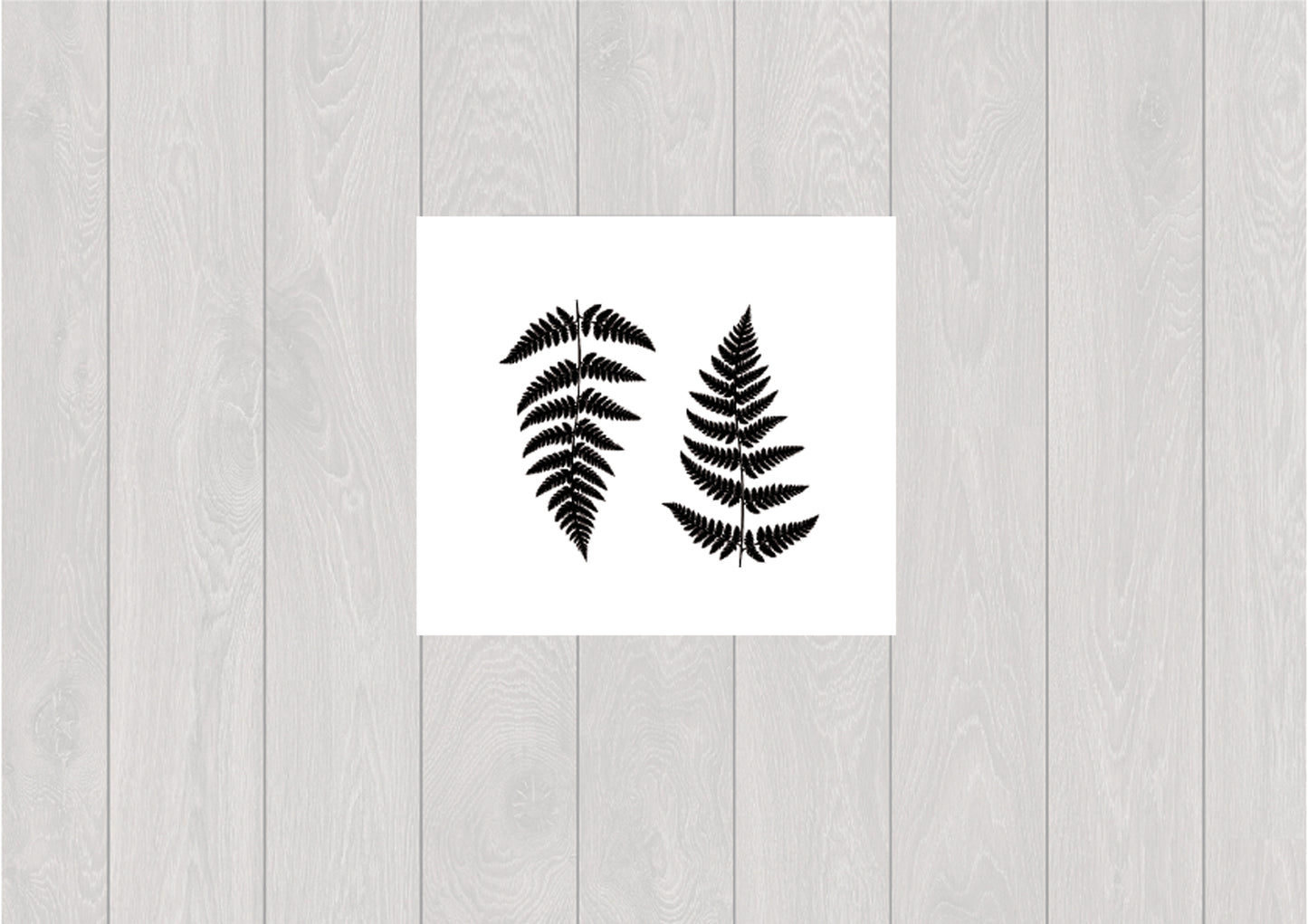 tatouage temporaire de feuille de fougère (lot de 2) - encredelicate