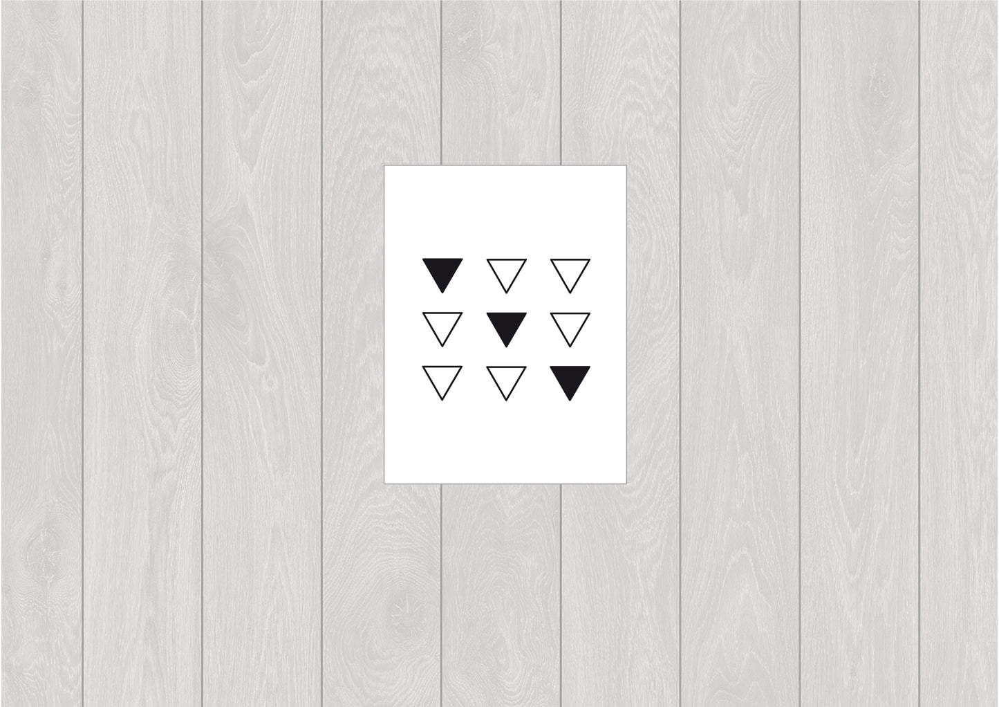 Tatouage temporaire de triangles pour soeurs ou meilleures amies (lot de 3x3) - encredelicate