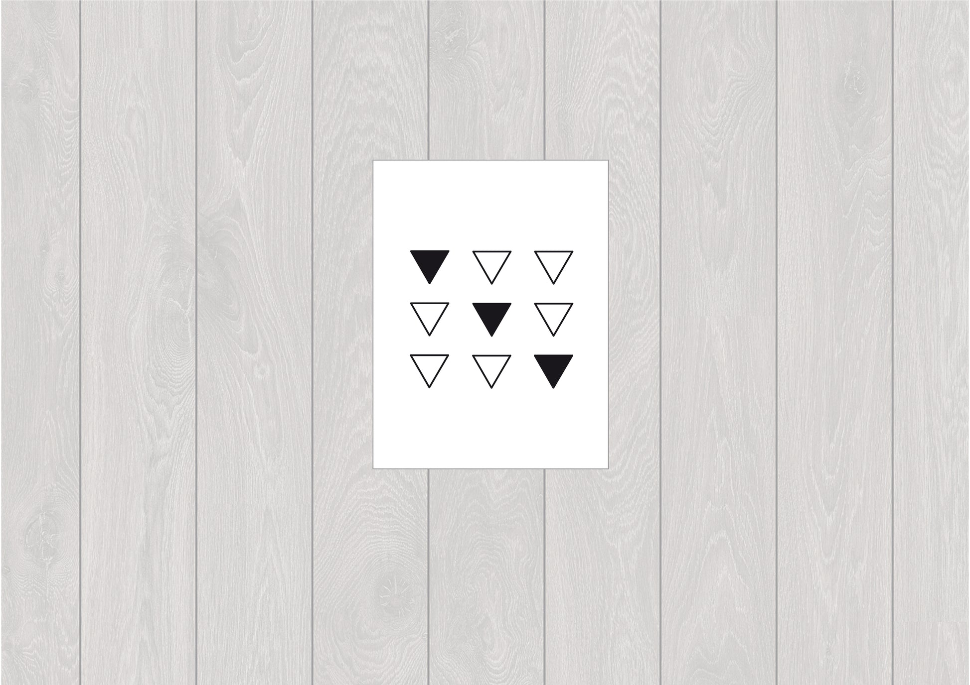 Tatouage temporaire de triangles pour soeurs ou meilleures amies (lot de 3x3) - encredelicate