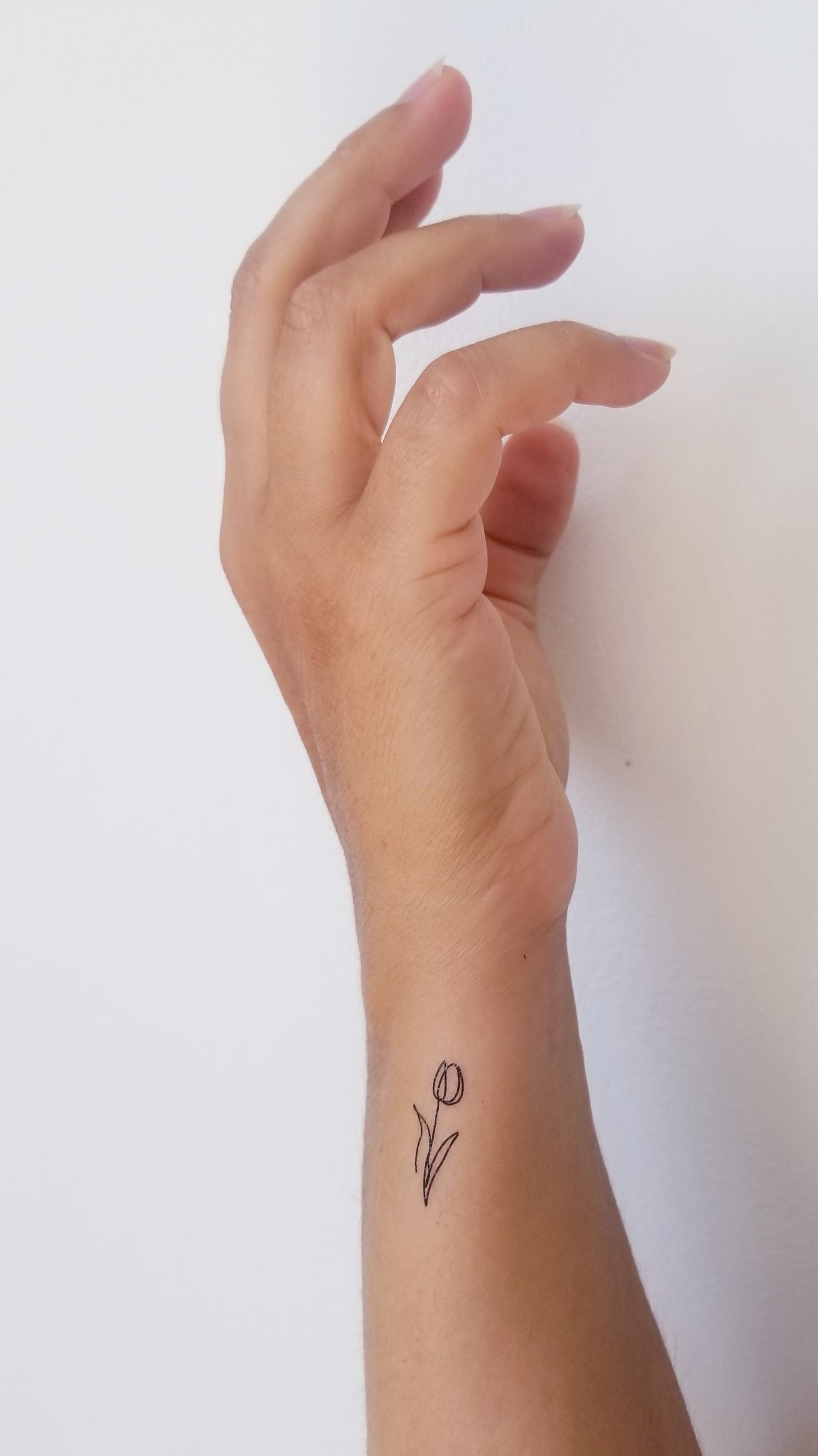 tatouage temporaire de tulipe (lot de 6)