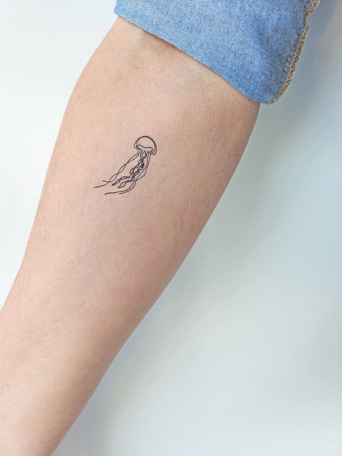 tatouage temporaire de méduse (lot de 2 méduses)