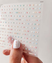 Charger l&#39;image dans la galerie, stickers 3D pour ongles coeurs pastels