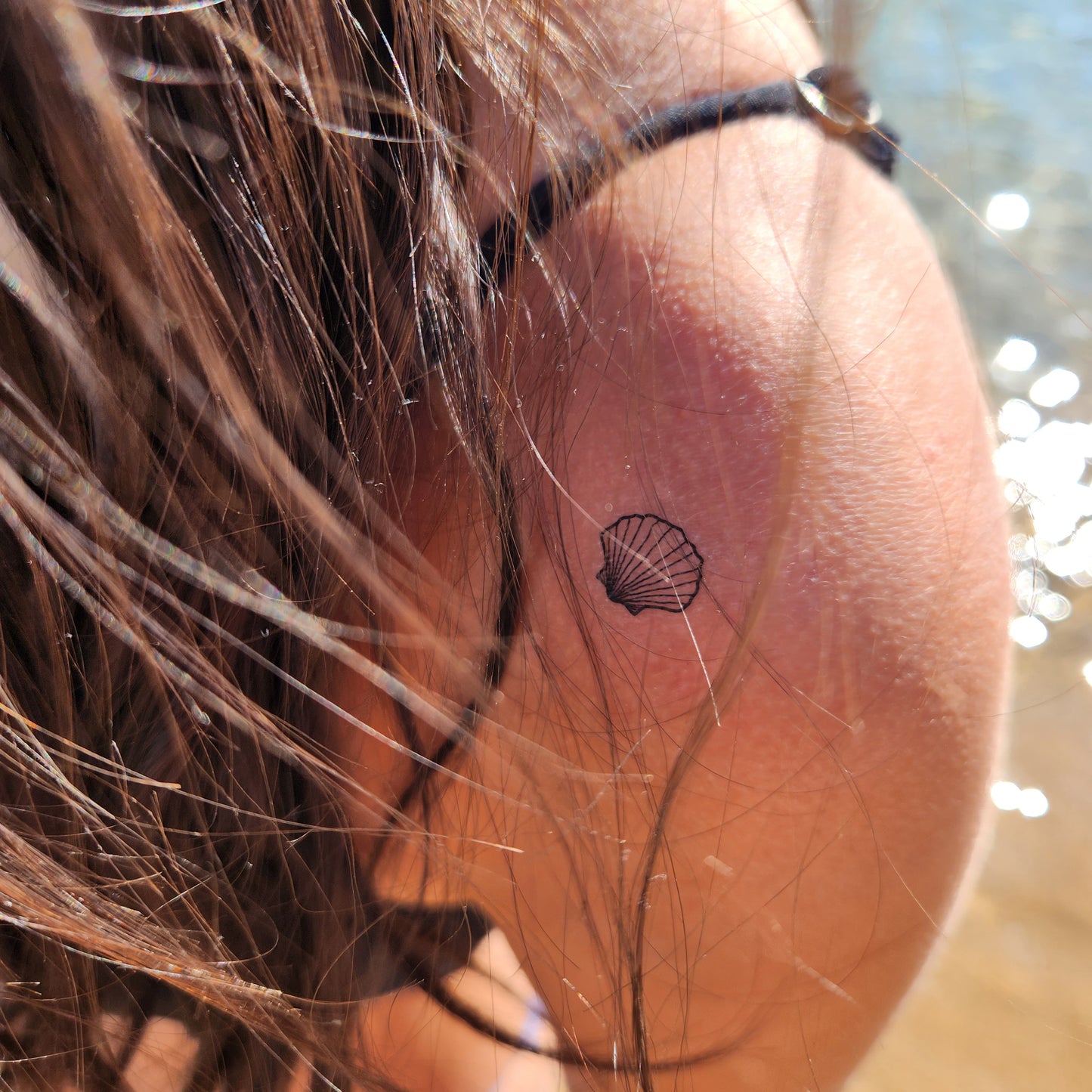 tatouage temporaire de coquillage (set de 6)