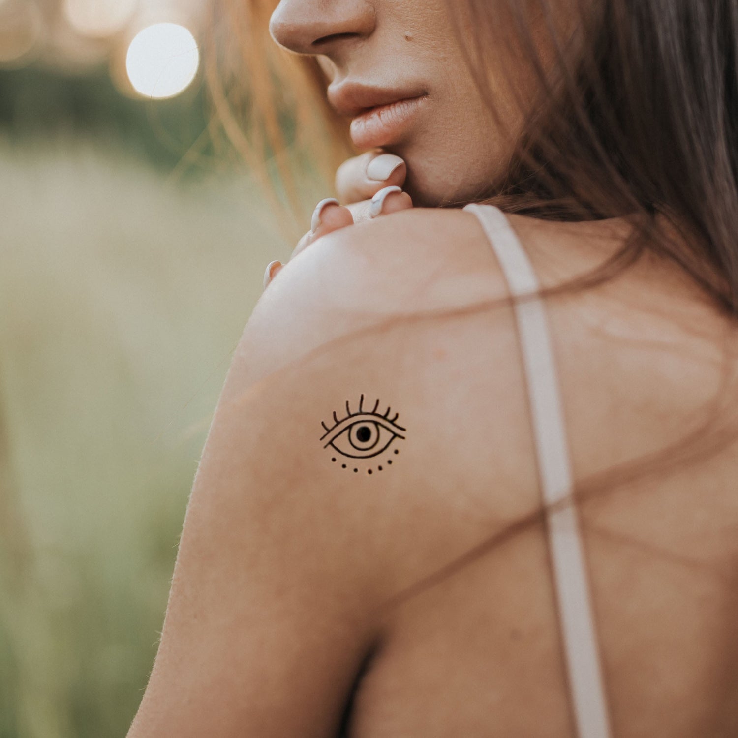 Tatouage temporaire du troisième oeil (lot de 4) - encredelicate