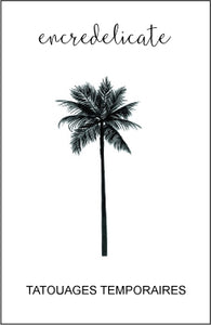 tatouage temporaire palmier