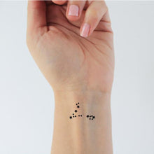 Charger l&#39;image dans la galerie, Tatouage temporaire du signe astrologique des Poissons (lot de 6) - encredelicate 