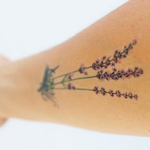 Charger l&#39;image dans la galerie, Tatouage temporaire de lavandes (lot de 2) - encredelicate 