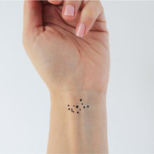 Charger l&#39;image dans la galerie, tatouage temporaire du signe astrologique de la Vierge (lot de 6) - encredelicate 