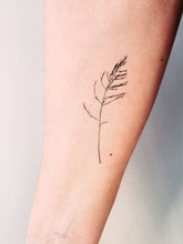 Charger l&#39;image dans la galerie, tatouage temporaire herbe sauvage